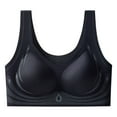 thumbnail image 4 of Sensestyle Bras for Women No Underwire Gather Bra Smoothing Wireless Powerful Anti Sagging Bras Womens Bras Black L, 4 of 4