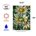 thumbnail image 2 of Toland Home Garden Dancing Daisies Flowers Flower Flag Double Sided 12x18 Inch, 2 of 5