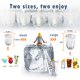 thumbnail image 3 of CROWNFUL Máquina para hacer hielo para encimera, 9 cubitos de hielo listos en 7 minutos, cubos de hielo bala de 26 libras en 24 horas, máquina de hielo eléctrica con cuchara y cesta, 3 of 5