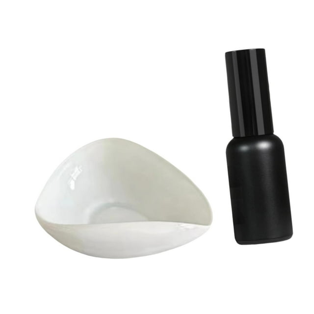 Kit de taza de café en grano y botella rociadora, tazón de pesaje, moderno, versátil, antibacteriano, para el hogar, restaurante, cafetería, baristas blanco