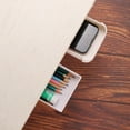thumbnail image 6 of REGALWOVEN Under Table Drawer, Slide Out Hidden Self-Adhesive Pencil Tray White 8.7 x 5.3", 6 of 6