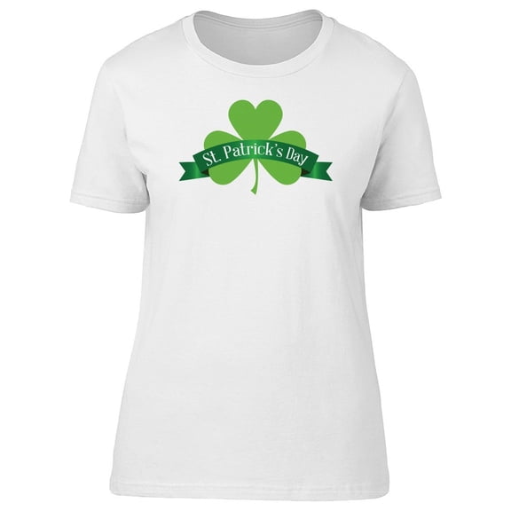 Clover Ribbon St Patricks Day Tee Men's -Image by Shutterstock