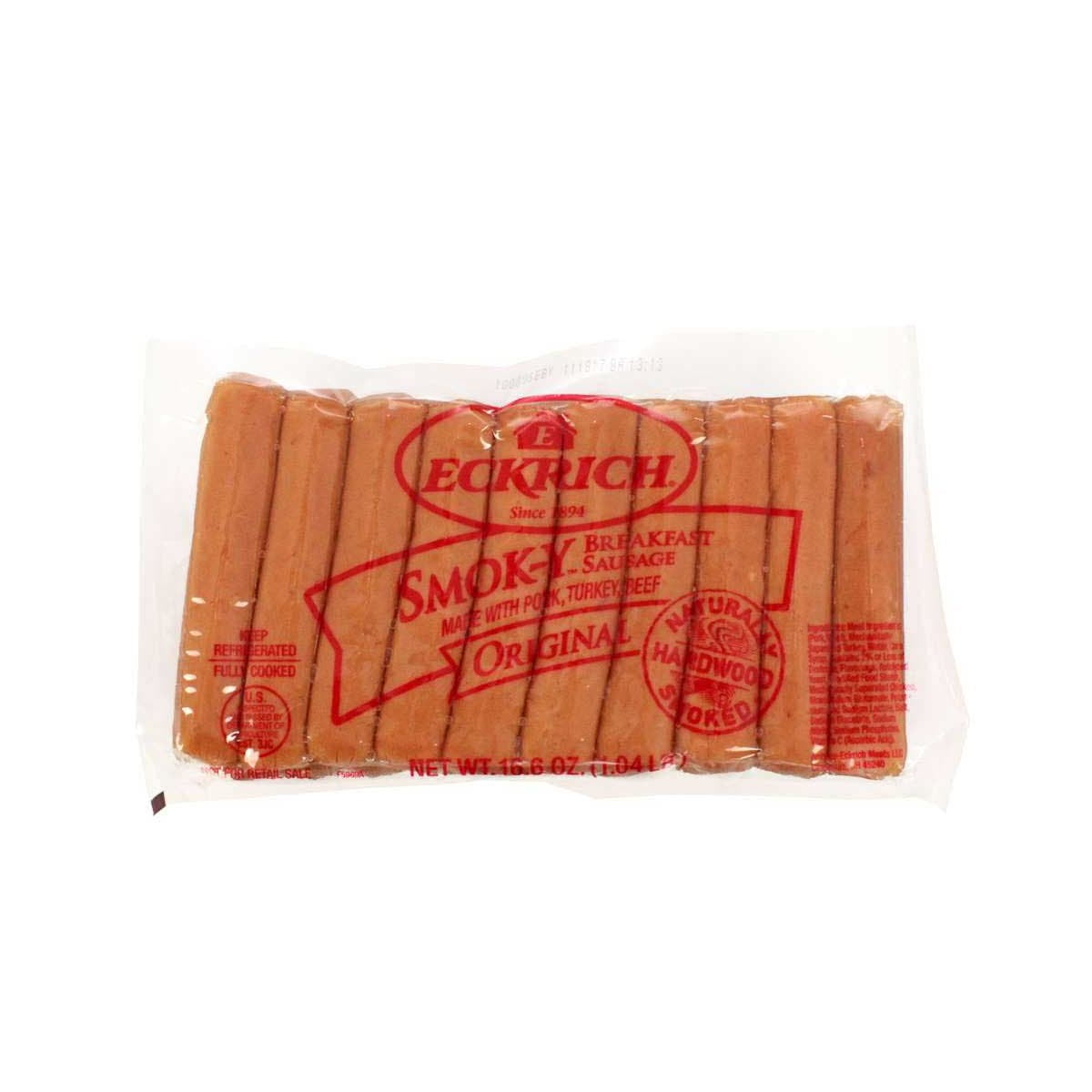 Eckrich Original Smokey Sausage Link, 16.6 Ounce 10 per case