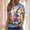 A897 Green, variant on Easter Blouse for Women Bunny Egg Graphic Short Sleeve V Neckline Spring Holiday Festival Casual Tops Loose Fit Lightweight Flowy Stretchy Summer Tshirts