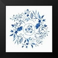 thumbnail image 2 of Isabelle Z 15x15 Black Modern Framed Museum Art Print Titled - Indigo Halo I, 2 of 5