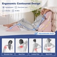 thumbnail image 3 of Juego de almohadas ortopédicas con forma de cuña WSOFRLAC para recuperación, color rosa, 3 of 8