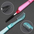 thumbnail image 4 of Eyelash Comb Double Head Eyebrow Brush Makeup Grooming Tool Eyebrow Eyelash Shaper Eliminating Mascara Clumps Gifts, 4 of 8