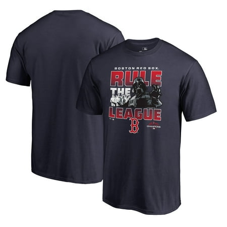 Manchester United Premier League Champions Boston Red Sox Fanatics Branded 2018 World Series Champions Star Wars Rule The League Big & Tall T-Shirt - Navy ()
