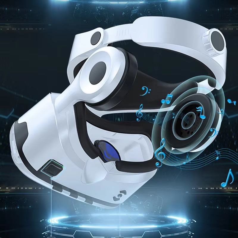 2025 Blu-ray VR Glasses Virtual Reality Headset for IOS or Android Compatible 4.7-6.5 inch,Adjustable Virtual Reality 3D Glasses Headset Helmets with Controller, for Games & Movies-Free Surprise Gift