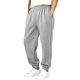 thumbnail image 2 of Byoo Little Boy's Textured Casual Pants Baggy‑Fit Trousers Hangout‑Day Bottoms,Light Gray, 2 of 5