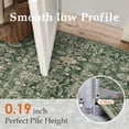 thumbnail image 6 of BERTHMEER 2'x3' Small Area Rugs for Entryway Laundry Bathroom Bedroom Entrance Kitchen Dorm Green Non Slip Washable Vintage Traditional Oriental Carpets Distressed Rugs, 6 of 6