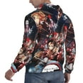 thumbnail image 5 of Demon Slayer Trendy Cartoon Men'S Fleece Hooded Hoodie, hoodies for women men with pockets,Fall Fashion 2025 Pullover Sweaters Winter Clothes, 5 of 9
