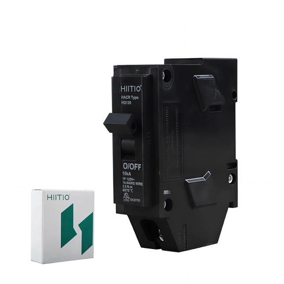HIITIO 20 Amp 1-Pole Plug-in Circuit Breaker, 1-Inch Molded Case Breaker,UL Listed