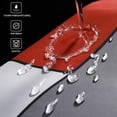 thumbnail image 4 of Mid Century Modern Shower Curtain Red Bathroom Accessories, 4 of 8