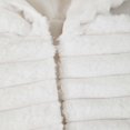 thumbnail image 6 of Kogui Kids Faux Fur Jacket Ribbed Plush Open-Front Warm Winter Coat Girls Outerwear 7T 8T (White,7-8 Years), 6 of 9