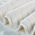 thumbnail image 6 of Home Soft Things 4 Piece Tatami Quilted Faux Fur Bedspread - Antique White - Oversize King (120" x 120"), 6 of 7