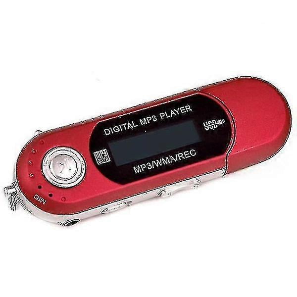 Mini Portable USB Digital MP3 Player, Support TF SD Card & FM Radio Listen to Music