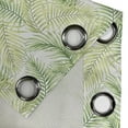 thumbnail image 4 of Ambesonne Palm Leaf Grommet Curtain, Fresh Environment, 50" x 120", Fern Green Pale Green, 4 of 6