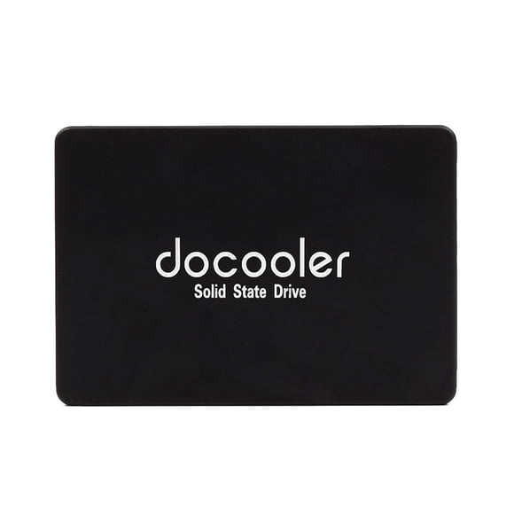 docooler SSD 2.5 Pouces Disque Dur à État Solide en Métal Lecture et Écriture Fonctionnement Silencieux Résistance aux Chocs et aux Chutes Compatibilité Noir 480GB