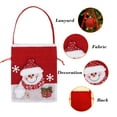 thumbnail image 4 of Christmas Gift Bag Candy Bag Christmas Decoration Imitation Linen Santa Claus Apples Bag Gift Bag Wholesale, 4 of 6