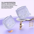 thumbnail image 4 of SharkTRUE Novel Retro Cat Design Silicone Protective Case For Samsung Earbuds, Non-Yellowing, Durable, Easy Clean, 4 of 8