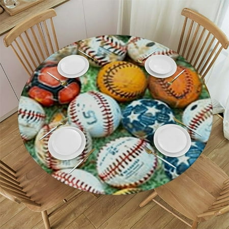 HAOXIT Sports Birthday Party Decorations- Sports Tablecloths Soccer Basketball Table Cloth for Theme Party Decorations, Sports Themed Party Decorations 54-58
