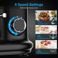 thumbnail image 2 of LINKChef Stand Mixer, 5.3 QT 6-Speed Tilt-Head Electric Stand Mixer, 3-In-1 Kitchen Mixer with Bowl, Dough Hook, Whisk and Beater, Black, 2 of 7