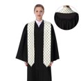 thumbnail image 4 of Fuzoiu Rubber Duck Showe Print Graduation Sash,Graduation Stole,Unisex Adult Graduation Stole Shawl 91" Long,for Academic Commencements Shawl-Flattened, 4 of 7