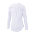 thumbnail image 6 of vigerkar Sun Protection Long Sleeve Shirts for Women, UPF 50+ UV Rash Guard Swim Shirt, Workout Hiking Running Athletic Tops White, L, 6 of 7