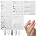 thumbnail image 1 of 5 Hojas De Pegatinas De Uñas Autoadhesivas Calcomanías De Uñas Para Mujeres Pequeñas Pegatinas De Uñas Estrella Corazón Pegatinas De Uñas Para Decoración De Uñas Diseño De Manicura, 1 of 5
