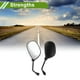thumbnail image 3 of Espejos retrovisores traseros universales para motocicleta ajustables, espejo lateral retrovisor de aluminio y plástico, 1 juego negro forma ovalada M8, 3 of 7