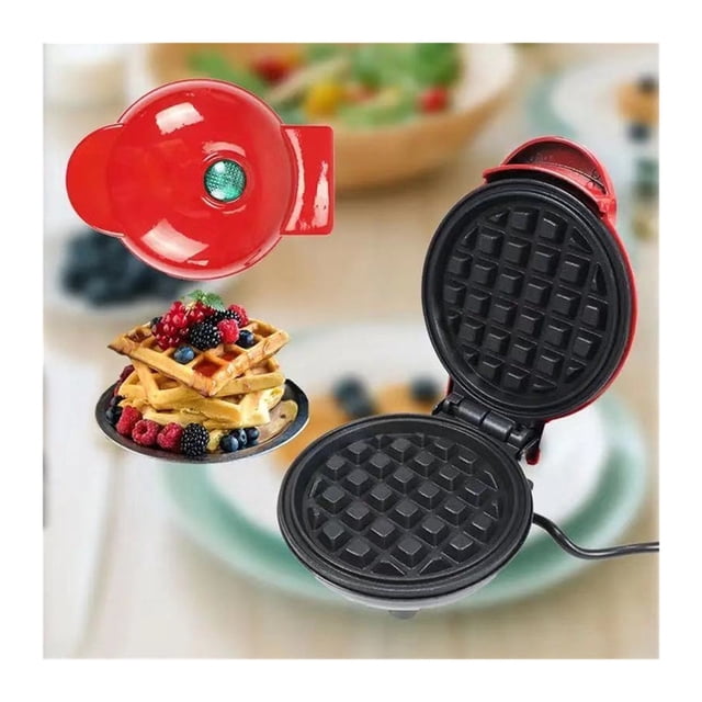 3-in-1 Mini Home Baking Maker - Compact Waffle & Cake Machine for Sweet Treats ,Easy to Operate