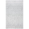 thumbnail image 2 of Safavieh Easy Care Korbin Cross Polyester Machine Washable Area Rug, Gray/Ivory, 5' x 8', 2 of 11