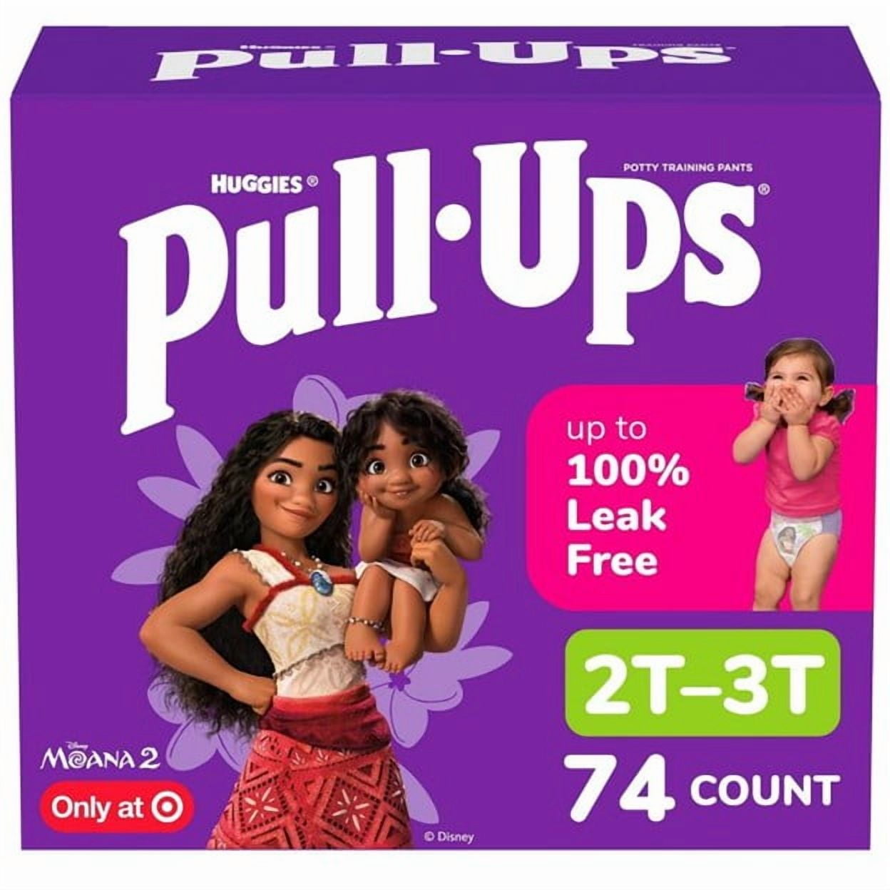 Huggies Pull Ups Baby Diapers 2T-3T, 74 Count