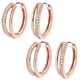 thumbnail image 2 of Aros brillantes VenDepot Ring04 2Pzas Aro Oro Rosa Metal/Zirconia, 2 of 2