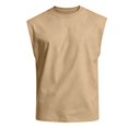 thumbnail image 6 of Men's Sleeveless Crew Neck Muscle Shirt Lightweight Breathable Loose Fit Solid Casual Tank,3XL, 6 of 6