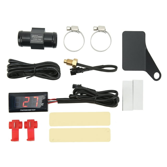 Motorcycle Digital Water Thermometer,Motorcycle Digital Water Temperature Motorbike LCD Water Tempt Gauge Motorcycle LCD Water Thermometer Next-Gen Design