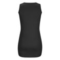 thumbnail image 6 of IROINNID Bodycon Dress For Women Sleeveless Round Neckline Sexy Pleated Dress Strapless Solid Color Dress, 6 of 6