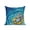 Gray, variant on 1 Pack Outdoor Throw Pillow, Summer Elephant Waterproof Pillow with Insert Included, Blue Ocean Oil Painting Swimming Ring Decorative Accent Cushion Sofa Pillows for Patio Porch, 18 x 18 In