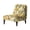 Oil Painting Style Daffodil Floral Print, variant on HELLHERO Light Blue Paw Prints and Hearts Stain Protection Elastic Feature Armless Accent Chair Soft Cover Anti Slip Armless Accent Chair Cover for Armless Chair