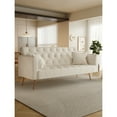 thumbnail image 2 of DeeHome 71" Convertible Double Folding Living Room Sofa Bed, 2 of 9