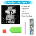 thumbnail image 5 of KOYPTL Special Shaped Diamond Art Painting Kit Hat Lady for Adults & Beginners Crystal Rhinestone Gem Art Craft Home Decor 12×12 Inch Valentines Birthday Gifts for Women Mom, 5 of 5