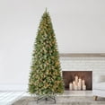 thumbnail image 2 of Home Heritage Mahogany Pine 10 Foot Prelit Artificial Tree, Clear Lights, 2 of 7