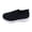 Black, variant on Orthopedic Walking Shoes for Women Woven Breathable Mesh Sneakers Lightweight Non Slip Arch Support Slip on Flat Shoes Khaki Size 9