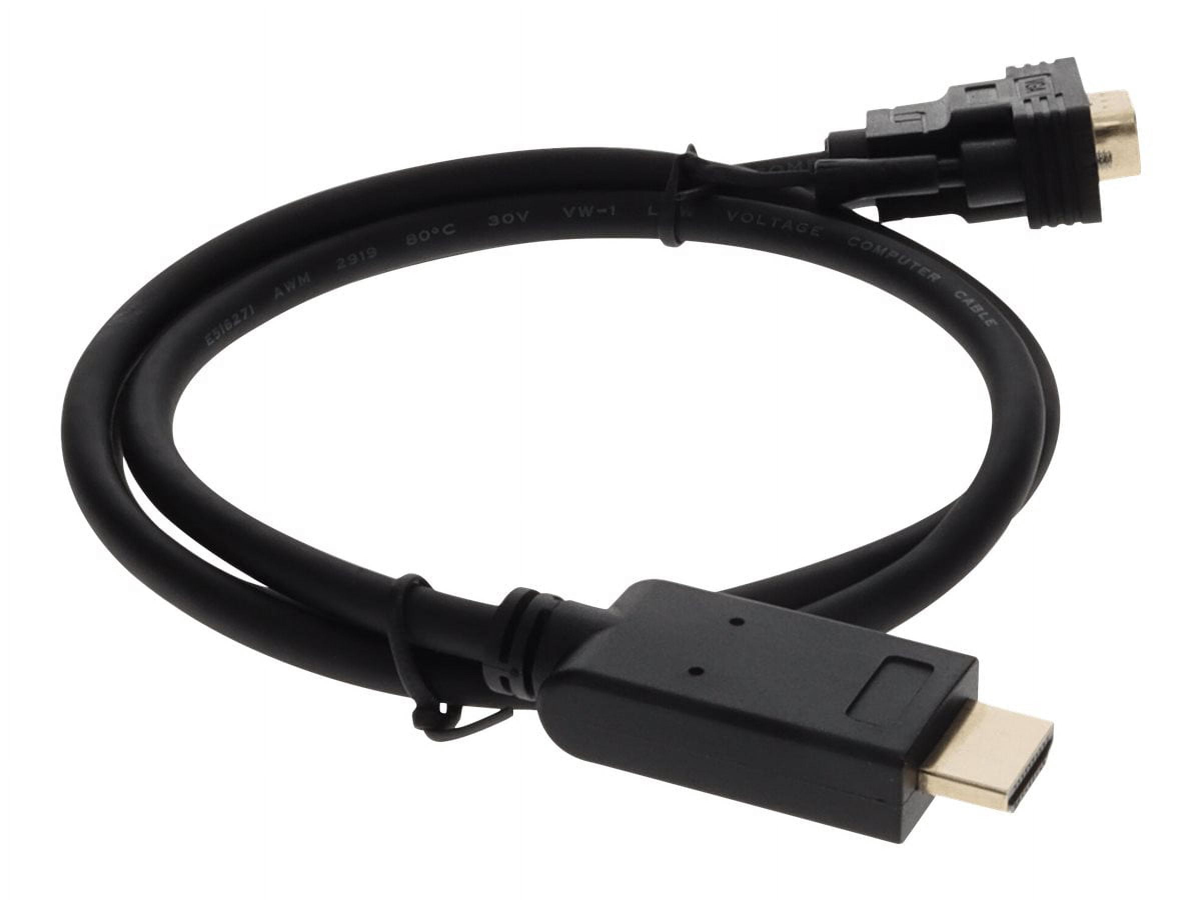 AddOn 6ft HDMI 1.3 to VGA Cable Black HDMI2VGAMM6