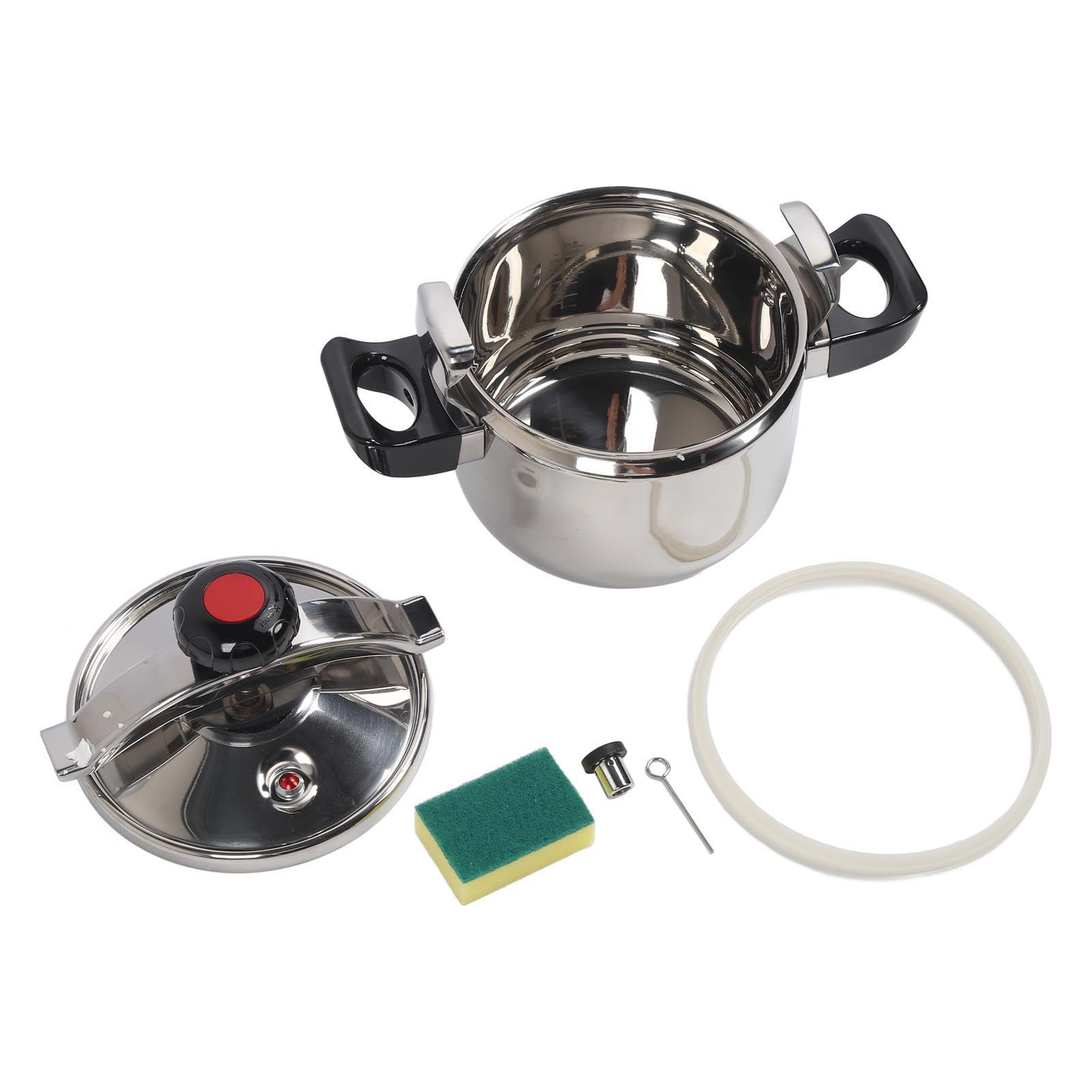 304 Stainless Steel Pressure Cooker Kitchen Pressure Cooker Large Capacity Commercial Stovetop Induction Compatible Pressure Pot for Cooking Walmart