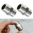 thumbnail image 3 of Gerich 2 Pcs Shower Hose Extension Pipe Universal Hose Extender Make Hose Longer Extend, 3 of 8