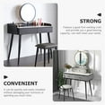 thumbnail image 4 of CRILSTYLEO 2Pcs Black Metal Replacement Legs for Furniture Table Desk Cabinet with Stable Support, 4 of 6
