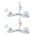 thumbnail image 1 of Cable de accesorios Brightown de 6 pies con bombilla, paquete de 2 unidades con certificación UL, 1 of 7