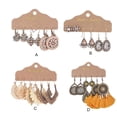 thumbnail image 2 of Pendientes bohemios Minnieouse 6 uds colgante de oreja Simple exquisito pendiente geométrico, 2 of 6